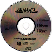 Load image into Gallery viewer, Don Williams (2) : I Turn The Page (HDCD, Advance, Album, Promo)