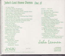 Load image into Gallery viewer, John Lennon : John's Lost Home Demos (Vol. 2) (CD, Comp, Unofficial)