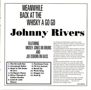 Johnny Rivers : Johnny Rivers Rocks The Folk / Meanwhile Back At The Whisky A Go Go (2xCD, Comp)