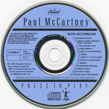 Load image into Gallery viewer, Paul McCartney : Press To Play (CD, Album)