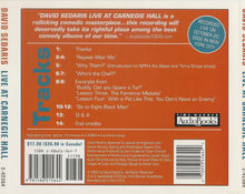 Load image into Gallery viewer, David Sedaris : Live At Carnegie Hall (CD, Album)