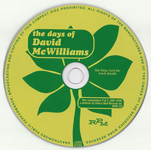 Load image into Gallery viewer, David McWilliams : The Days Of David McWilliams (CD, Comp)