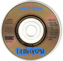 Load image into Gallery viewer, Jan & Dean : Lil' Bit Of Gold (CD, Mini, Comp)