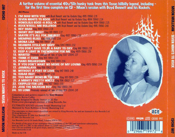 Buy Moon Mullican : Seven Nights To Rock - More King Classics 1950