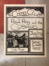 Load image into Gallery viewer, Paul Ray and The Cobras at Soap Creek Saloon (Poster)