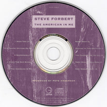 Load image into Gallery viewer, Steve Forbert : The American In Me (CD, Album)