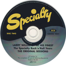 Load image into Gallery viewer, Larry Williams (3) : At His Finest: The Specialty Rock 'N' Roll Years (2xCD, Comp, RE, Sou)
