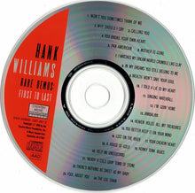 Load image into Gallery viewer, Hank Williams : Rare Demos: First To Last (CD, Comp, RE)