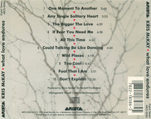 Load image into Gallery viewer, Kris McKay : What Love Endures (CD, Album)