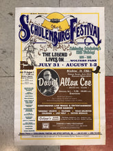 Load image into Gallery viewer, 21st Annual Schulenberg Festival Featuring David Allan Coe - 1998 (Poster)