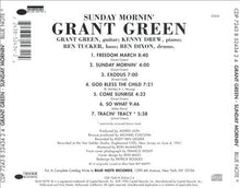 Load image into Gallery viewer, Grant Green : Sunday Mornin' (CD, Album, Ltd, RE)