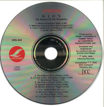 Load image into Gallery viewer, Dion (3) : Return Of The Wanderer (CD, Album)