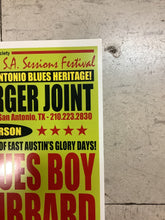 Load image into Gallery viewer, Blues Boy Hubbard at Sam's Burger Joint - 2007 (Poster)