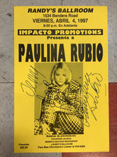 Load image into Gallery viewer, Paulina Rubio at Randy's Ballroom - 1997 (Poster)