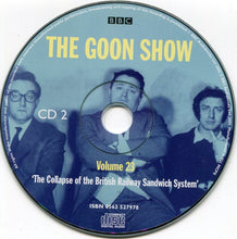 Load image into Gallery viewer, The Goons : Volume 23 "The Collapse Of The British Railway Sandwich System" (2xCD, RM)