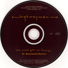 Load image into Gallery viewer, Highwaymen* : The Road Goes On Forever: 10th Anniversary Edition (CD, Album, RE)