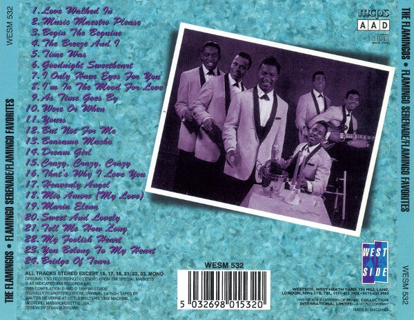 Flamingo Classics「Live At ON AIR WEST」CD Buy The Flamingos : Flamingo Serenade / Flamingo Favorites (CD