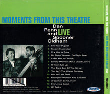 Load image into Gallery viewer, Dan Penn And Spooner Oldham : Moments From This Theatre (CD, Album)