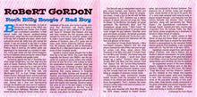 Load image into Gallery viewer, Robert Gordon (2) : Rock Billy Boogie / Bad Boy (CD, Comp)