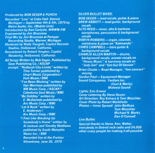 Load image into Gallery viewer, Bob Seger & The Silver Bullet Band* : 'Live' Bullet (CD, Album, RE, RM)