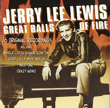 Load image into Gallery viewer, Jerry Lee Lewis : Great Balls Of Fire (CD, Comp)