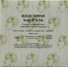 Load image into Gallery viewer, Richard Thompson : Turning Of The Tide (CD, Single, Promo)
