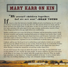 Load image into Gallery viewer, Various : Kin - Songs By Mary Karr & Rodney Crowell (CD, Album)