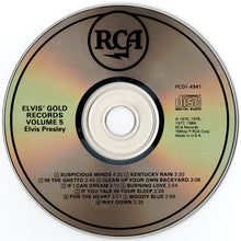Load image into Gallery viewer, Elvis Presley : Elvis' Gold Records Volume 5 (CD, Comp)