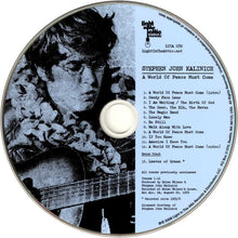 Load image into Gallery viewer, Stephen John Kalinich* : A World Of Peace Must Come (CD, Album)