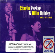 Load image into Gallery viewer, Charlie Parker & Billie Holiday : Jazz Greats (CD, Comp)