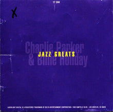 Load image into Gallery viewer, Charlie Parker & Billie Holiday : Jazz Greats (CD, Comp)