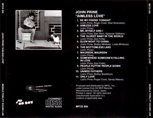 John Prine : Aimless Love (CD, Album, RE)