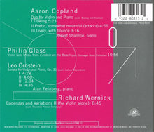 Load image into Gallery viewer, Gregory Fulkerson, Philip Glass, Leo Ornstein, Aaron Copland, Richard Wernick : Cadenzas And Variations (CD, RE)
