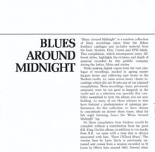 Load image into Gallery viewer, Various : Blues Around Midnight (CD, Comp, RE)