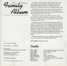Load image into Gallery viewer, Steve Ashley : Steve Ashley’s Family Album (CD, Album, RE)