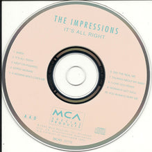Load image into Gallery viewer, The Impressions : It's All Right (CD, Comp)