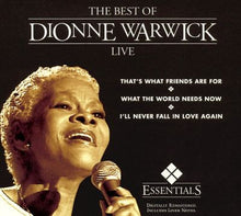 Load image into Gallery viewer, Dionne Warwick : The Best Of Dionne Warwick Live (CD, Comp)