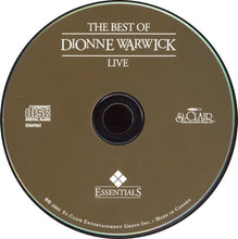 Load image into Gallery viewer, Dionne Warwick : The Best Of Dionne Warwick Live (CD, Comp)