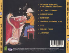 Load image into Gallery viewer, Leon Huff : Here To Create Music (CD, Album, RE)