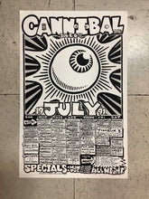 Load image into Gallery viewer, Cannibal Club July 1991 Calendar (Poster)