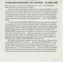 Load image into Gallery viewer, Flying Burrito Brothers* : Encore - Live In Europe (CD, Album)