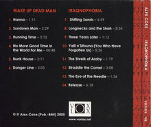 Load image into Gallery viewer, Alex Coke : Wake Up Dead Man / Iraqnophobia (CD, Album)
