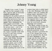Load image into Gallery viewer, Johnny Young (3) : Chicago Blues (CD, Comp)