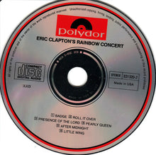 Load image into Gallery viewer, Eric Clapton : Eric Clapton's Rainbow Concert (CD, Album)