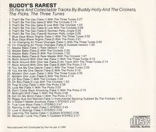 Load image into Gallery viewer, Buddy Holly : Buddy's Rarest (CD, Comp, Unofficial)