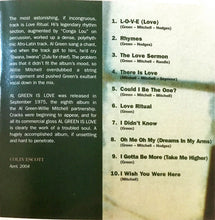 Load image into Gallery viewer, Al Green : Al Green Is Love (CD, Album, RE, RM)