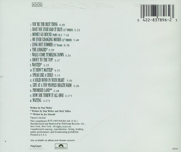 Buy The Style Council : The Singular Adventures Of The Style