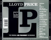 Load image into Gallery viewer, Lloyd Price : Greatest Hits (The Original ABC-Paramount Recordings) (CD, Comp, RM)