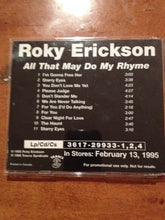 Load image into Gallery viewer, Roky Erickson : All That May Do My Rhyme (CD, Album, Promo)