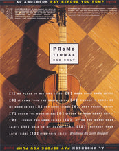 Load image into Gallery viewer, Al Anderson (2) : Pay Before You Pump (HDCD, Album, Promo)